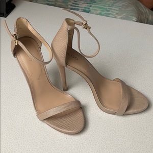 NWOT Aldo Heeled Sandals Stilettos - Tan